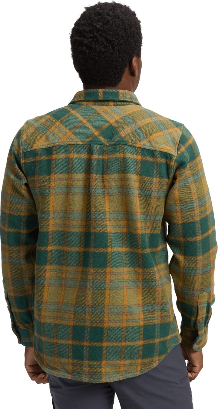 Black Diamond Men's Project Heavy Flannel Deep Woods-laurel Green Plaid Black Diamond