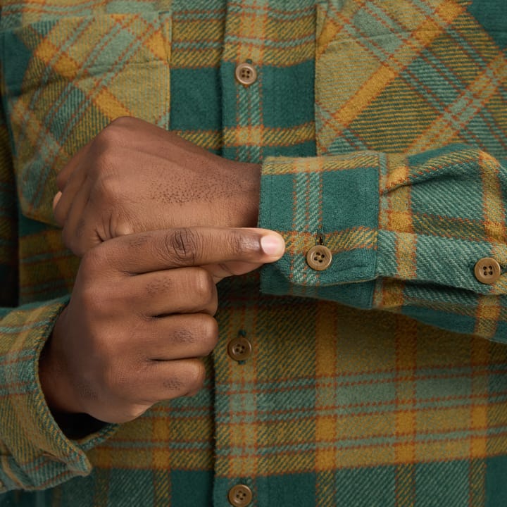 Black Diamond Men's Project Heavy Flannel Deep Woods-laurel Green Plaid Black Diamond
