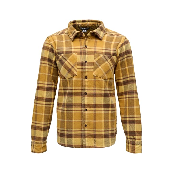 Black Diamond Men's Project Heavy Flannel Amber-aged Iron Black Diamond