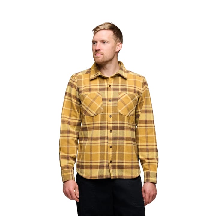 Black Diamond Men's Project Heavy Flannel Amber-aged Iron Black Diamond