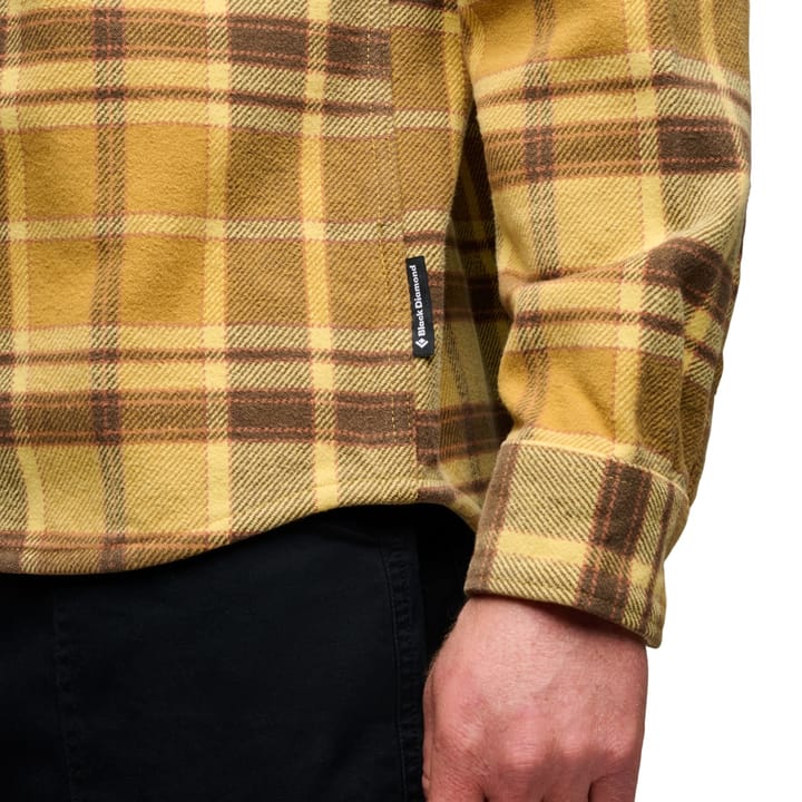 Black Diamond Men's Project Heavy Flannel Amber-aged Iron Black Diamond