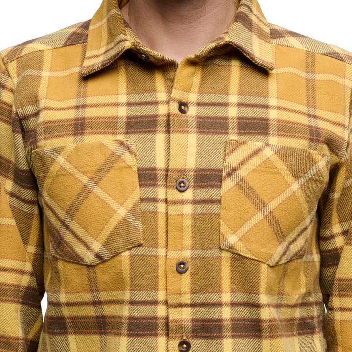 Black Diamond Men's Project Heavy Flannel Amber-aged Iron Black Diamond