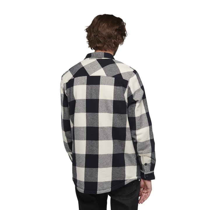 Black Diamond Men's Project Lined Flannel Black-Off White Plaid Black Diamond