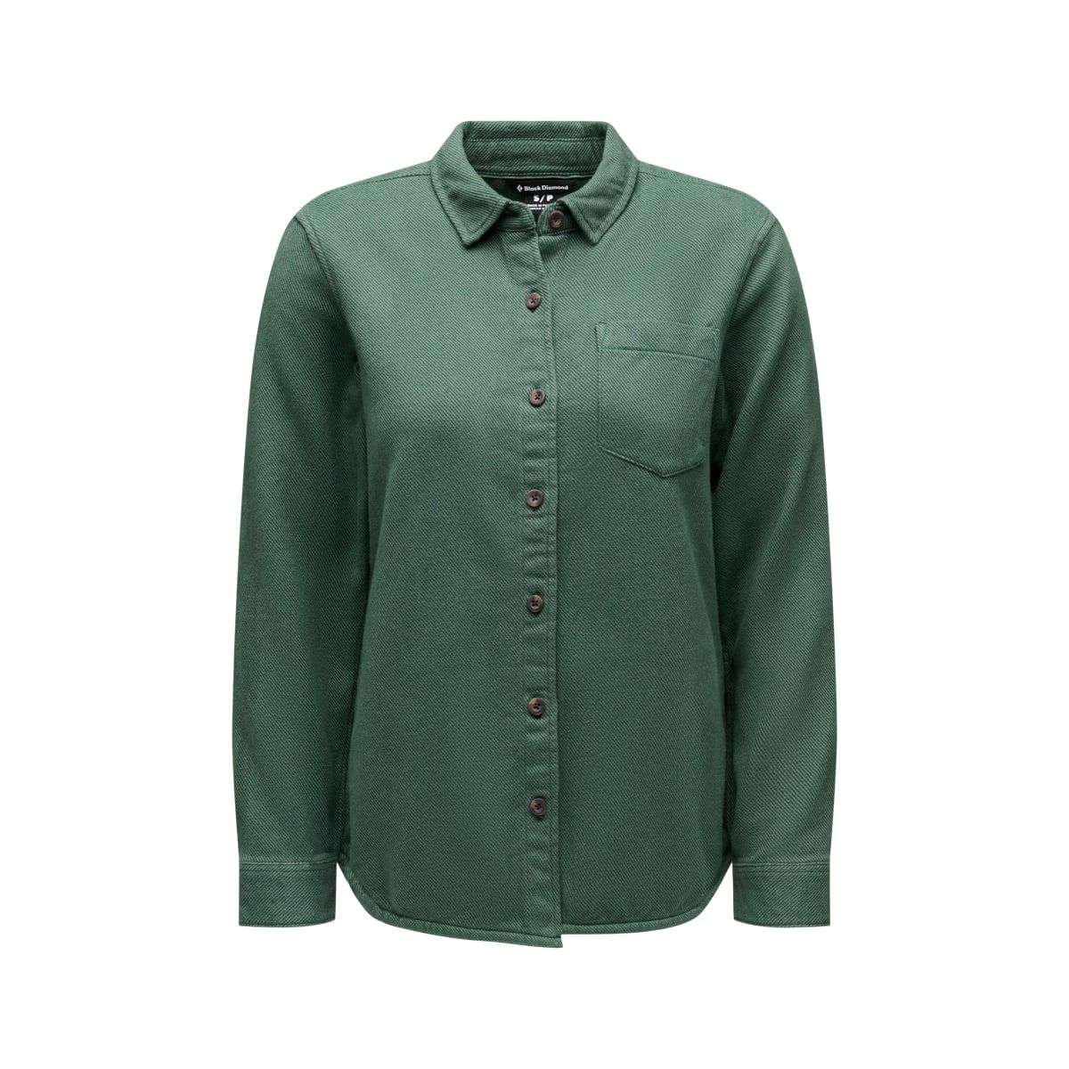 Black Diamond Women's Project Flannel Shirt Laurel Green