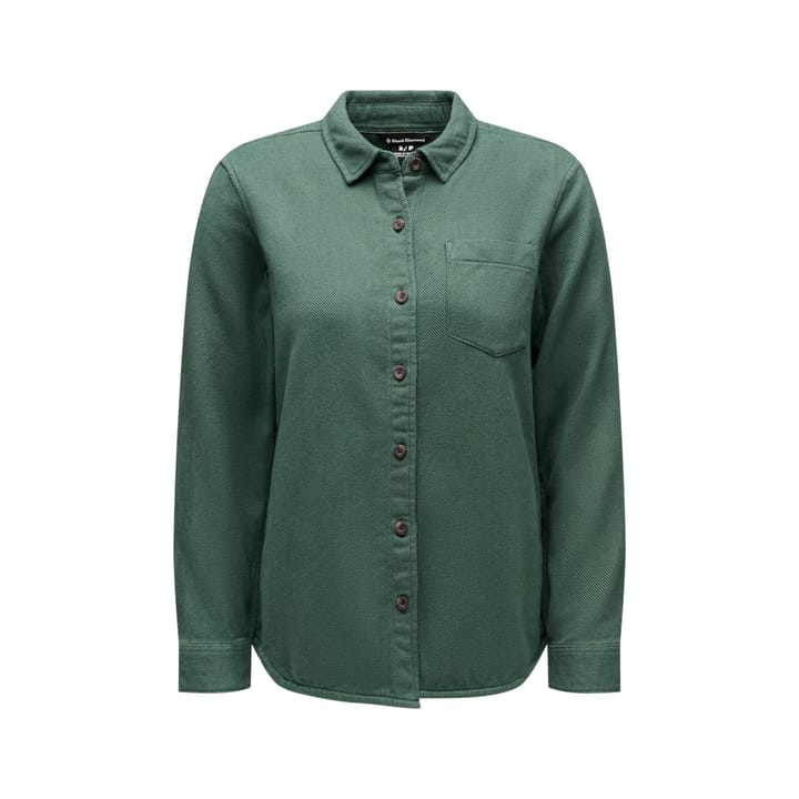 Black Diamond Women's Project Flannel Shirt Laurel Green Black Diamond