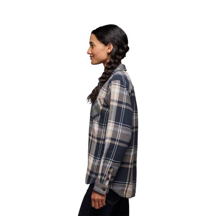 Black Diamond Women's Project Flannel Shirt Charcoal-Moonstone Plaid Black Diamond Black Diamond Women's Project Flannel Shirt Charcoal-Moonstone Plaid Black Diamond