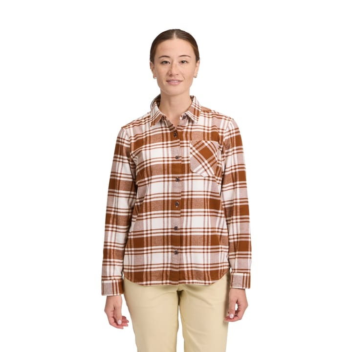 Black Diamond Women's Project Flannel Shirt Clay-off White Plaid Black Diamond Black Diamond Women's Project Flannel Shirt Clay-off White Plaid Black Diamond