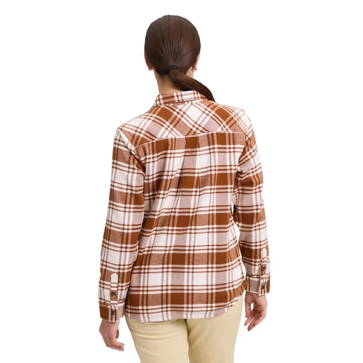 Black Diamond Women's Project Flannel Shirt Clay-off White Plaid Black Diamond Black Diamond Women's Project Flannel Shirt Clay-off White Plaid Black Diamond