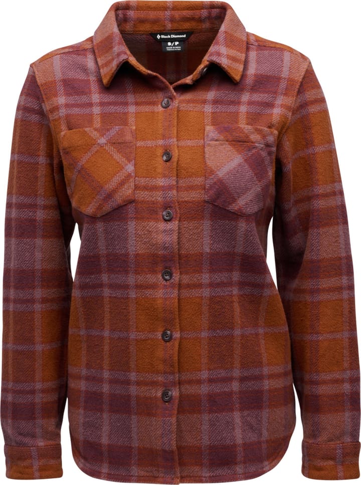 Black Diamond Women's Project Heavy Flannel Clay-fig Black Diamond
