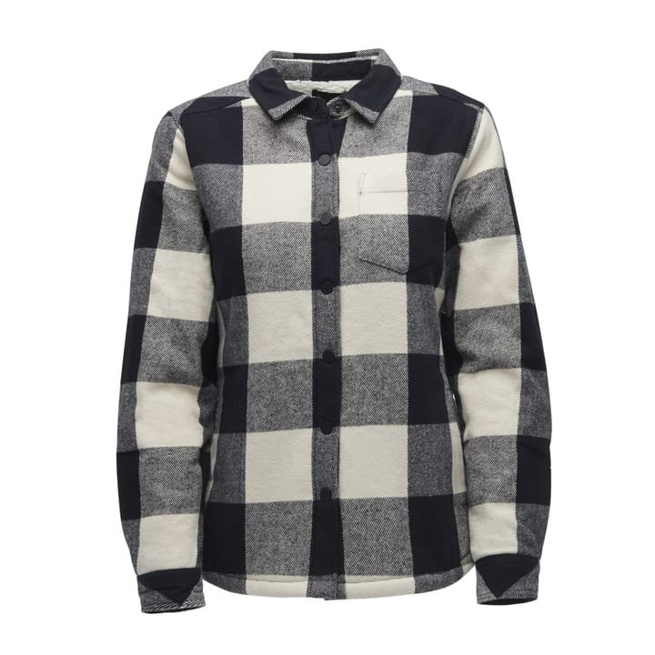 Black Diamond Women's Project Lined Flannel Shirt Black-Off White Plaid Black Diamond