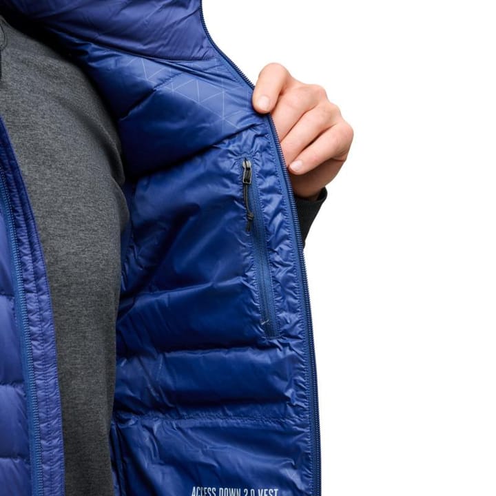 Black Diamond Men's Access Down Vest Twilight Blue Black Diamond
