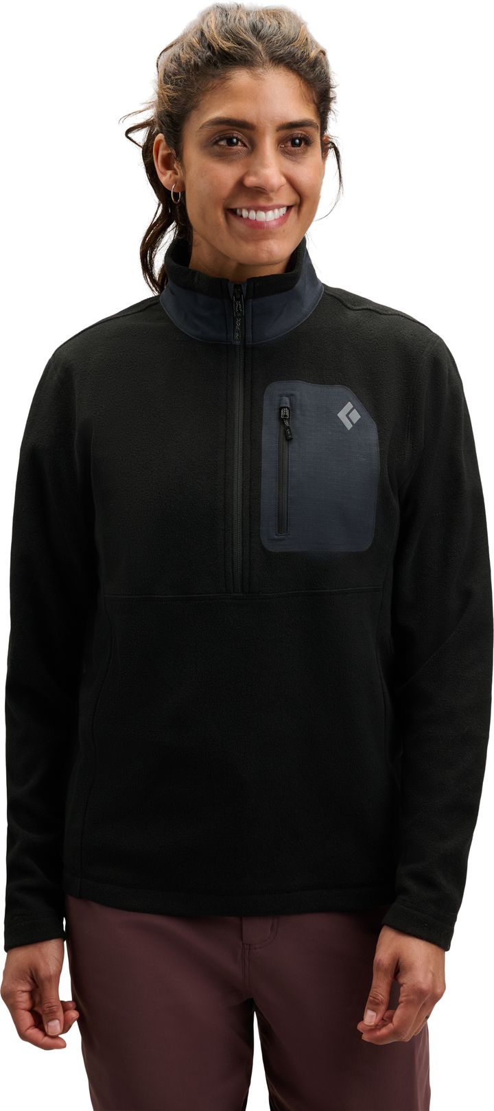 Black Diamond Women's Rift Hz Fleece Jacket Black-black Black Diamond