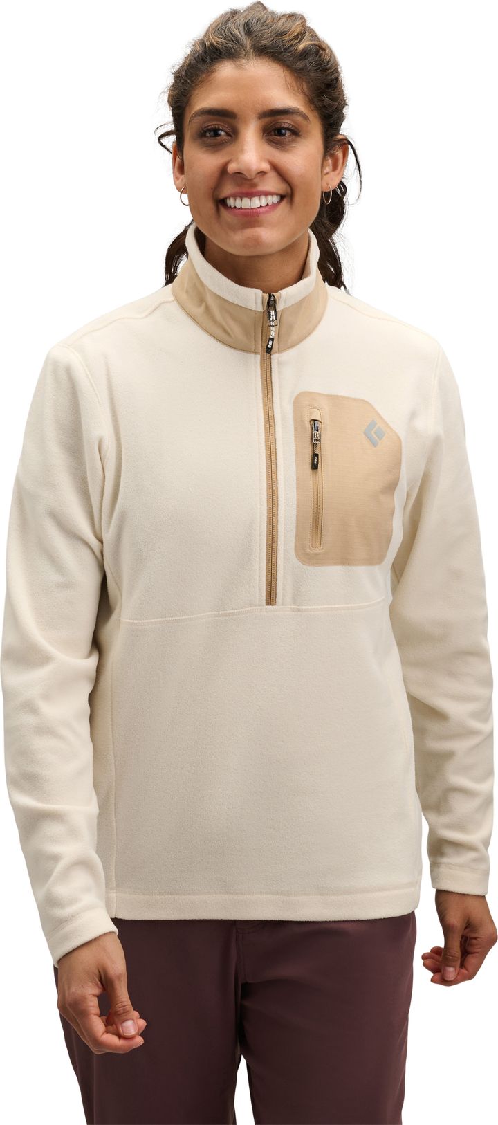 Black Diamond Women's Rift Hz Fleece Jacket Chalk-khaki Black Diamond