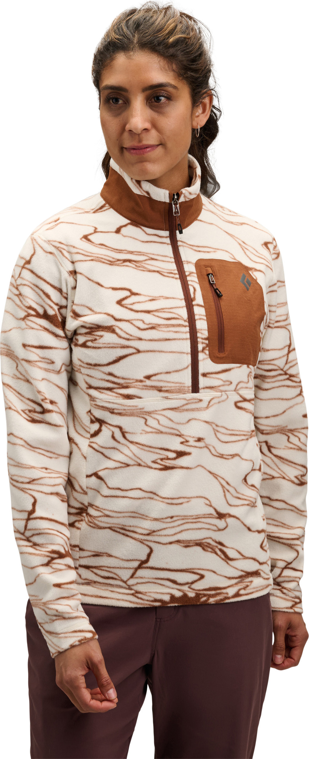 Black Diamond Women's Rift Hz Fleece Jacket Relief-chalk-clay