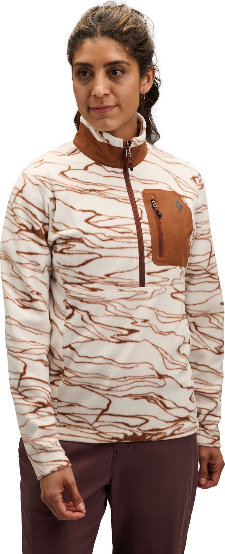 Black Diamond Women's Rift Hz Fleece Jacket Relief-chalk-clay Black Diamond