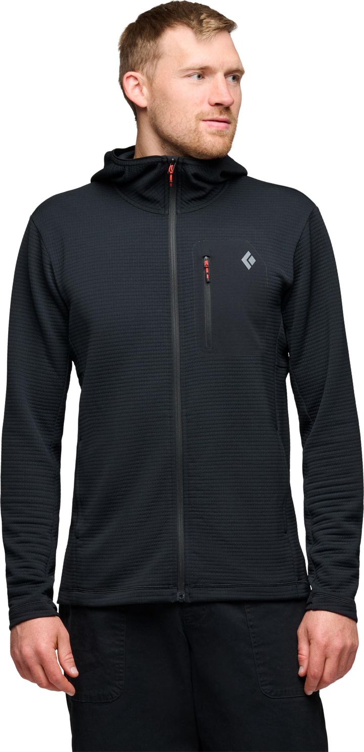 Black Diamond Men's Diverge Fz Hoody Black Black Diamond