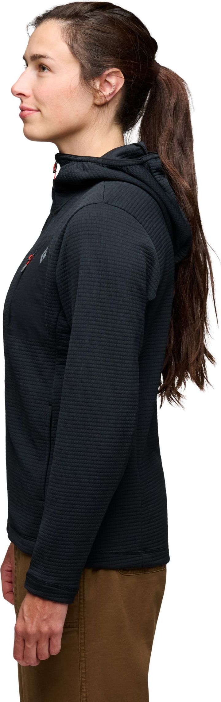 Black Diamond Women's Diverge Fz Hoody Black Black Diamond
