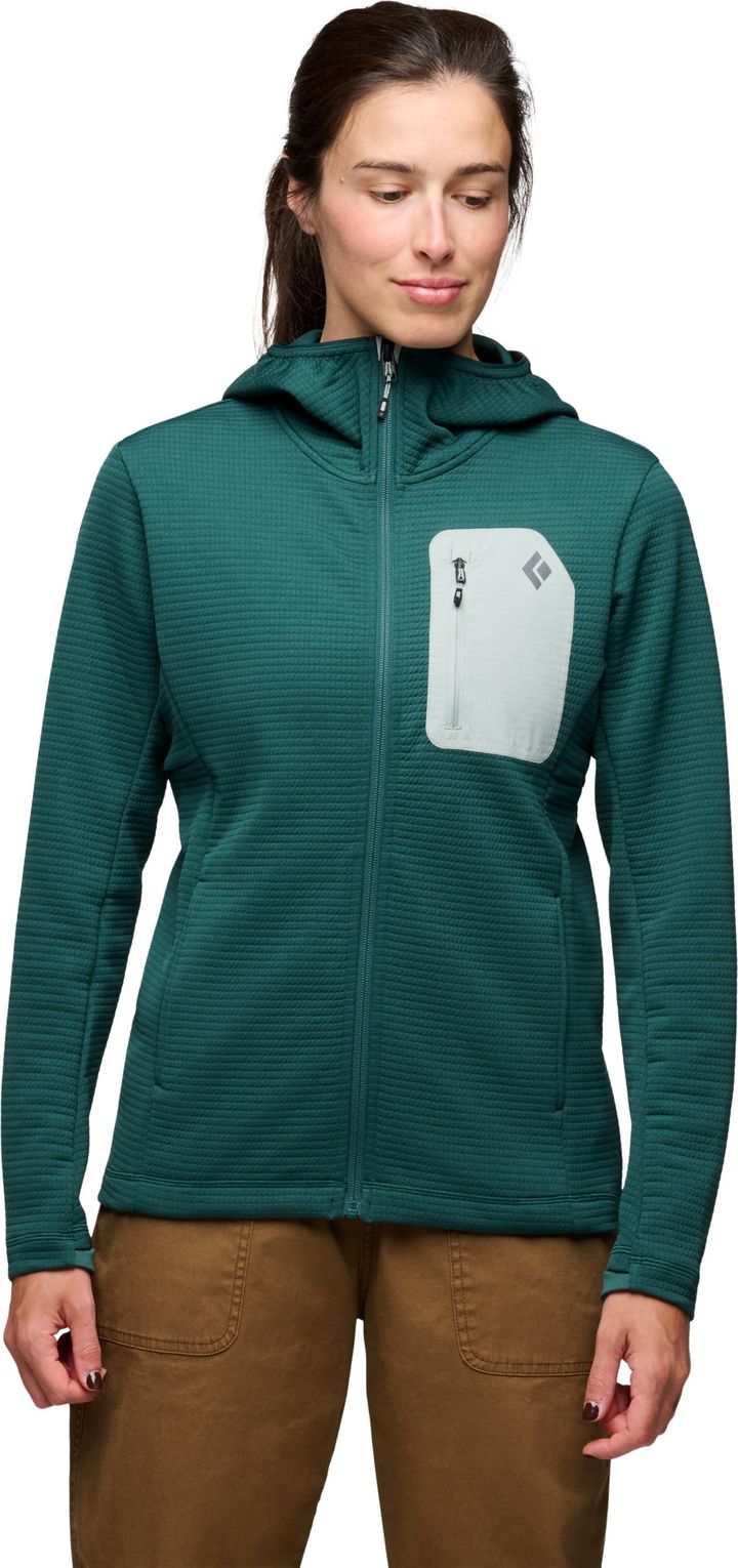 Black Diamond Women's Diverge Fz Hoody Deep Woods Black Diamond