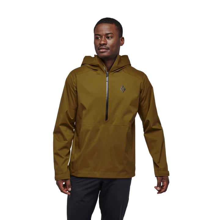 Black Diamond Men's Stormline Stretch Anorak Dark Curry Black Diamond