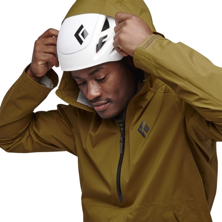 Black Diamond Men's Stormline Stretch Anorak Dark Curry Black Diamond