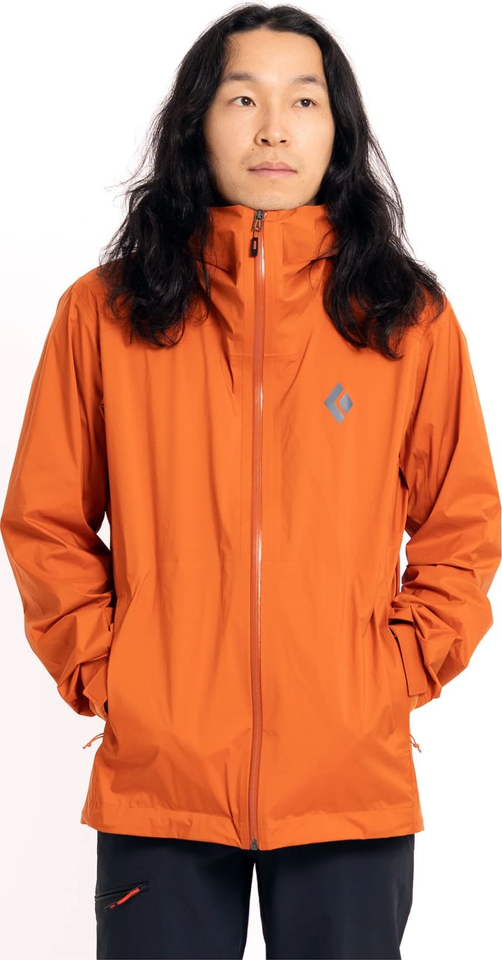 Black Diamond Men's Fineline Stretch Shell Saffron Black Diamond