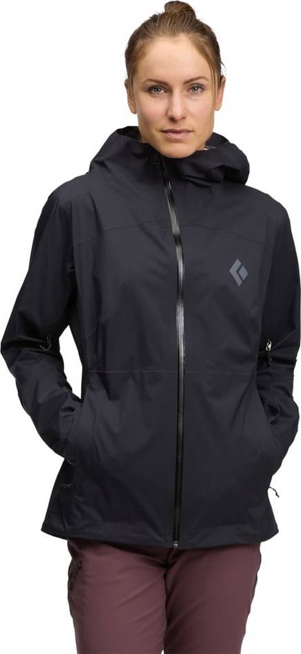 Black Diamond W Fineline Stretch Shell Black Black Diamond