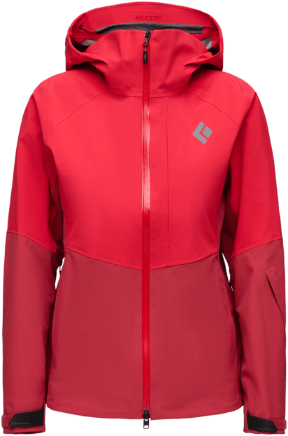 Black Diamond Women's Recon Stretch Shell Coral Red-mineral Red