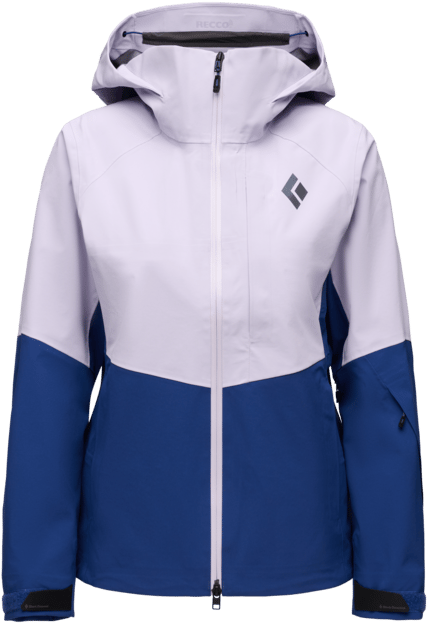 Black Diamond Women's Recon Stretch Shell Soft Lilac-twilight Blue Black Diamond