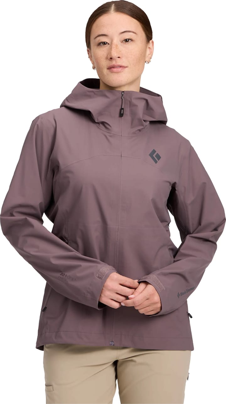 Black Diamond Women's Strataline Stretch Shell Dark Mauve Black Diamond