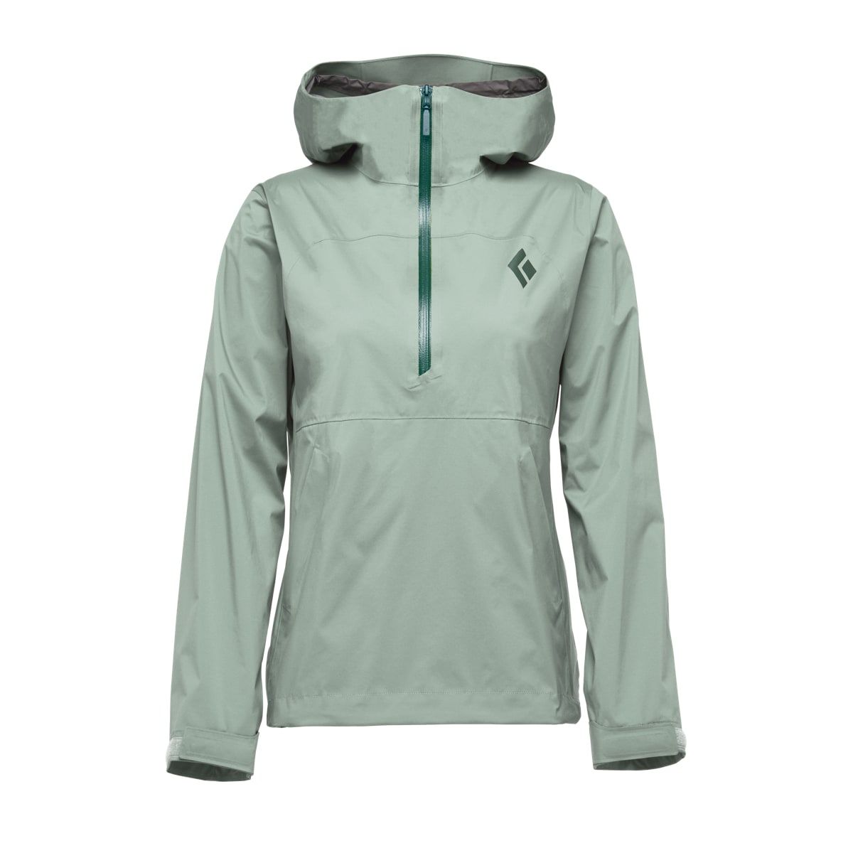 Black Diamond W Stormline Stretch Anorak Foam Green