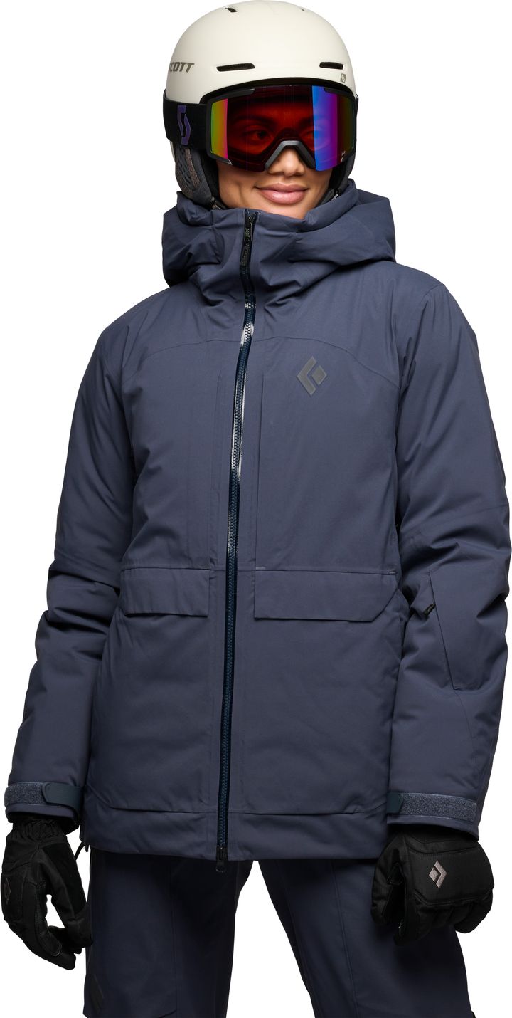 Black Diamond Women's Factor Insulated Parka Charcoal Black Diamond