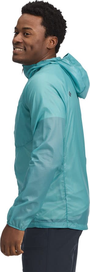 Black Diamond Men's Distance Wind Shell Glacier Black Diamond