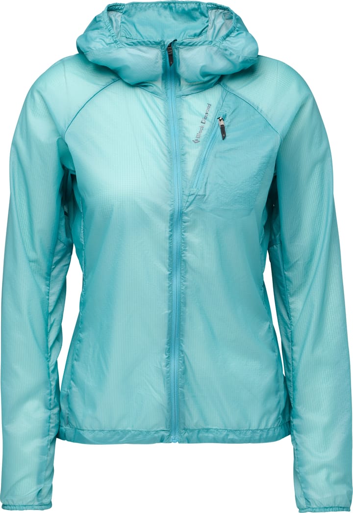 Black Diamond Women's Distance Wind Shell Glacier Black Diamond