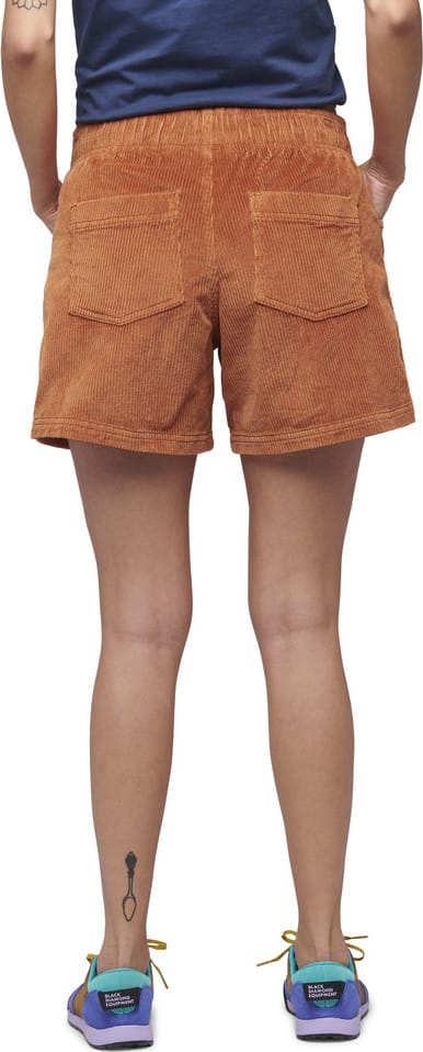 Black Diamond Women's Dirtbag Corduroy Shorts Moab Brown Black Diamond