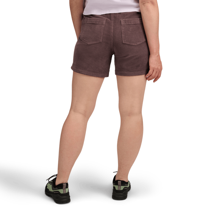 Black Diamond Women's Dirtbag Corduroy Shorts Dark Mauve Black Diamond
