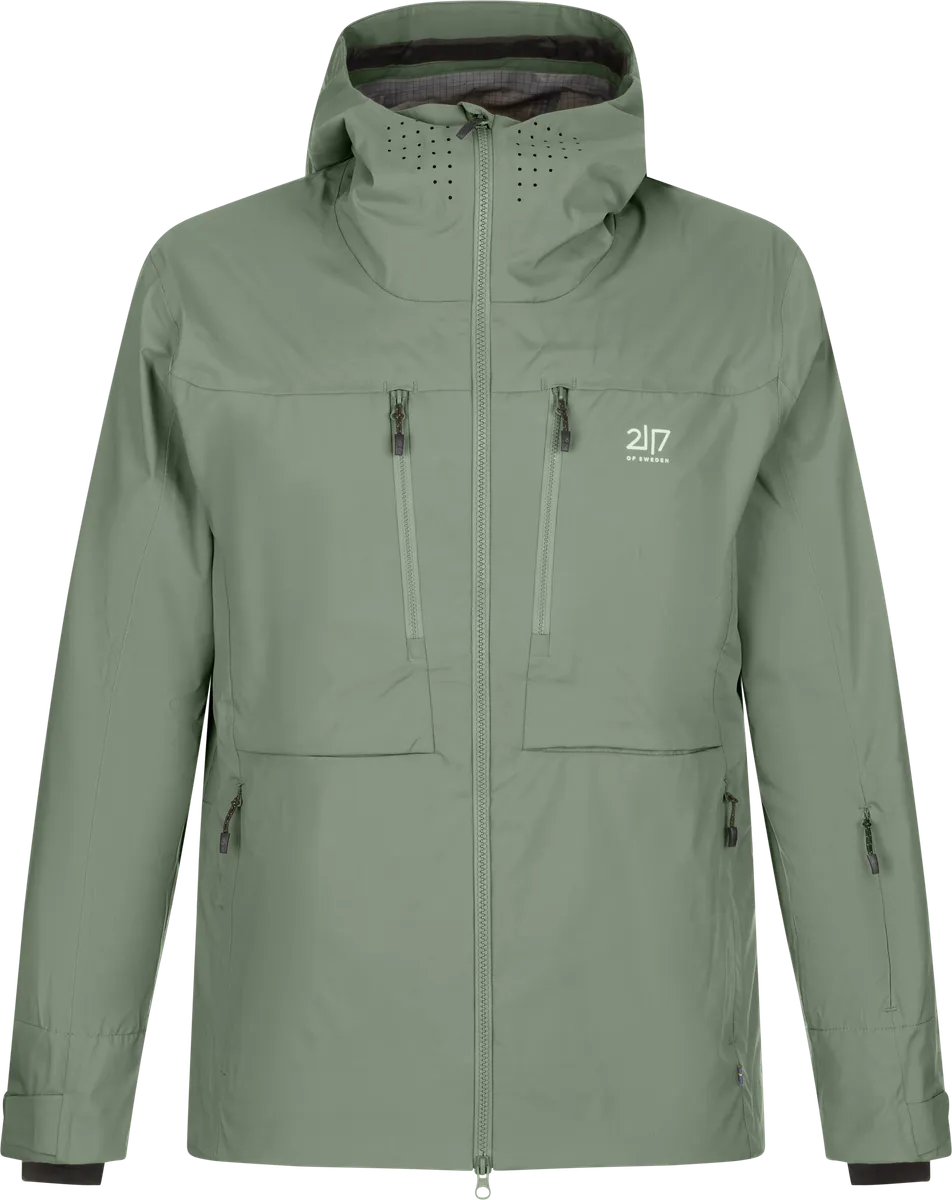 2117 of Sweden Men's 3L Shell Jacket Njarg Pine Laskettelutakit vuorettomat XL