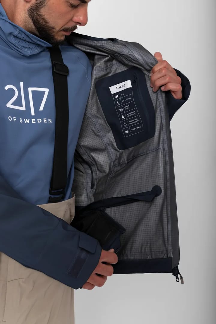 2117 of Sweden Men's 3L Shell Jacket Njarg Midnight 2117 of Sweden Men's 3L Shell Jacket Njarg Midnight