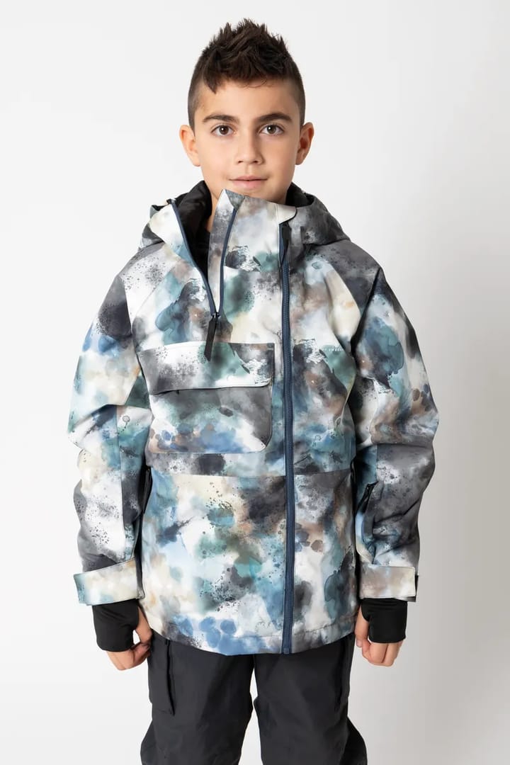 2117 of Sweden Juniors' Light Padded Ski Jacket Kidden Aop Sky 2117 of Sweden Juniors' Light Padded Ski Jacket Kidden Aop Sky