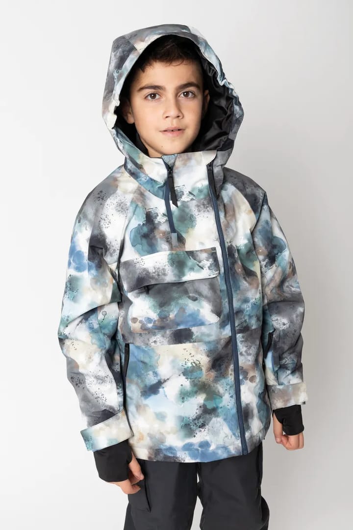 2117 of Sweden Juniors' Light Padded Ski Jacket Kidden Aop Sky 2117 of Sweden Juniors' Light Padded Ski Jacket Kidden Aop Sky