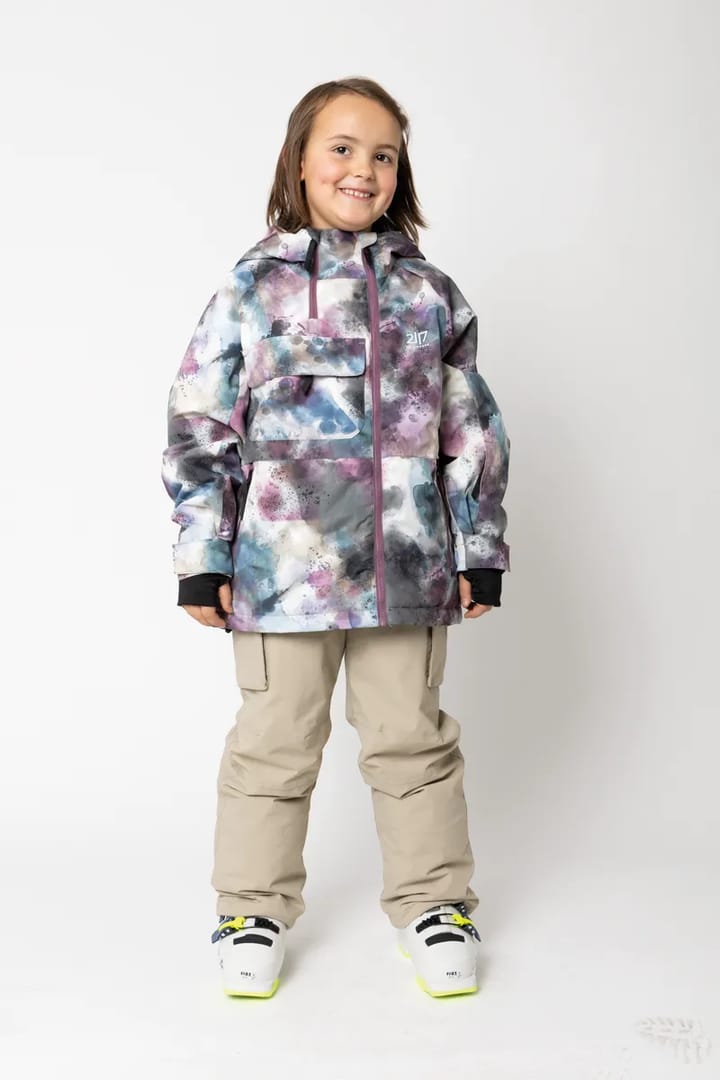 2117 of Sweden Juniors' Light Padded Ski Jacket Kidden Aop Grape 2117 of Sweden Juniors' Light Padded Ski Jacket Kidden Aop Grape
