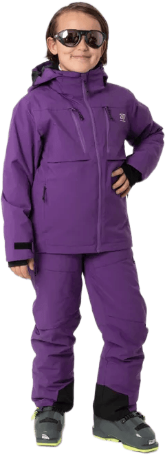 2117 of Sweden Junior's Padded Ski Jacket Lillpite Purple Ash 2117 of Sweden