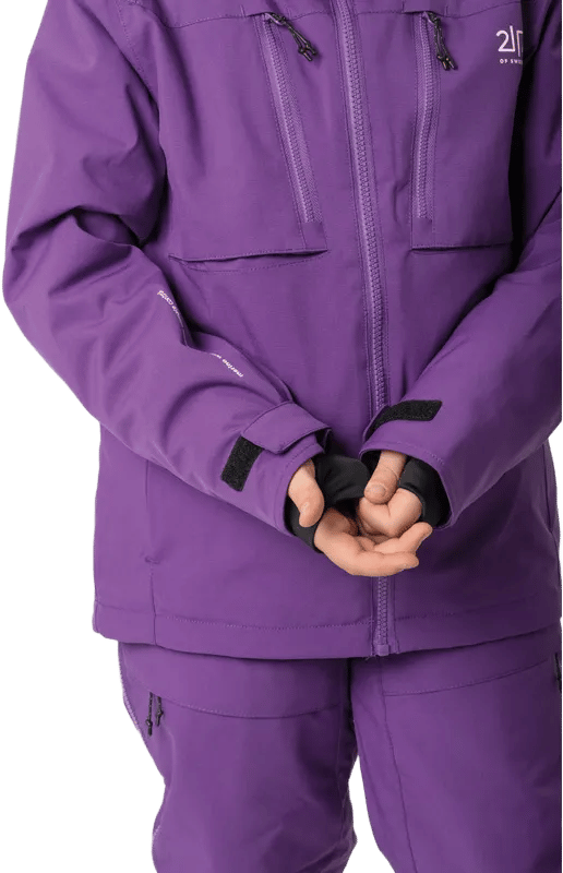 2117 of Sweden Junior's Padded Ski Jacket Lillpite Purple Ash 2117 of Sweden