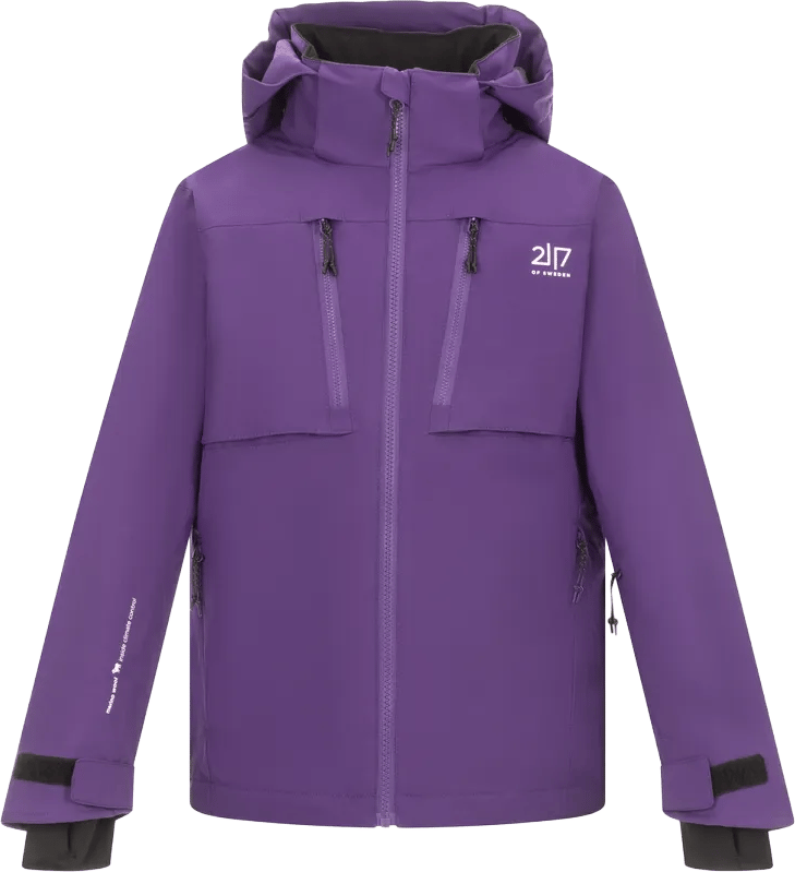 2117 of Sweden Junior's Padded Ski Jacket Lillpite Purple Ash