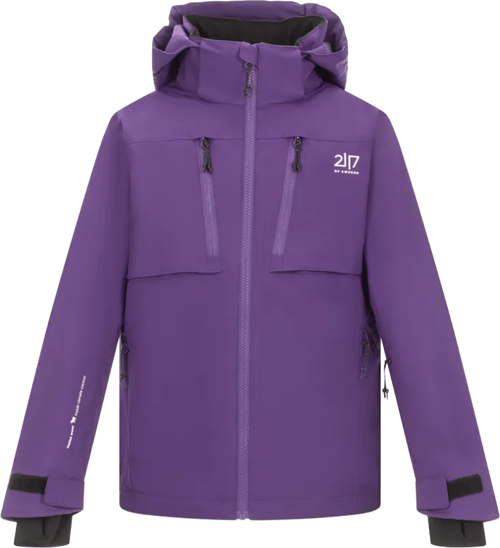 2117 of Sweden Junior's Padded Ski Jacket Lillpite Purple Ash 2117 of Sweden