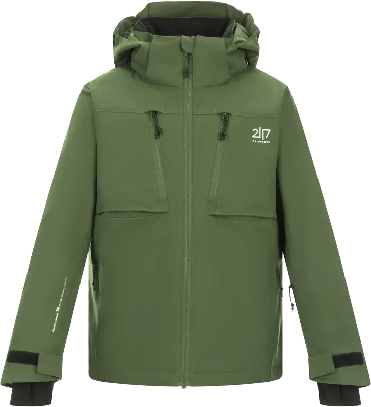 2117 of Sweden Junior's Padded Ski Jacket Lillpite Leaf