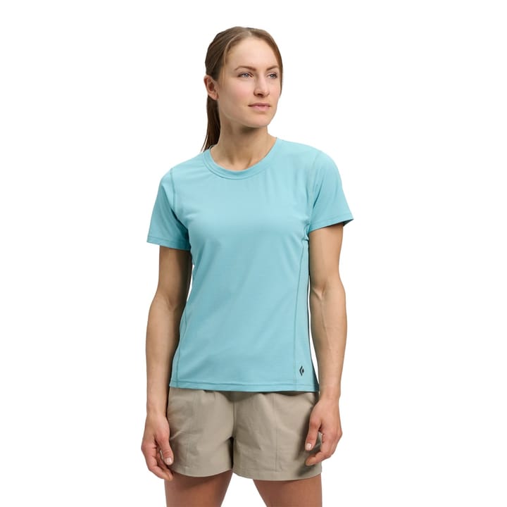 Black Diamond W Distance SS Tech Tee Glacier Black Diamond