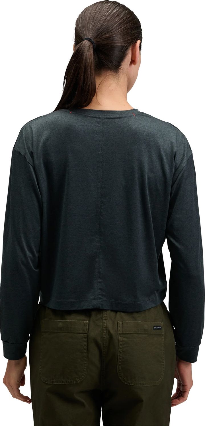 Black Diamond Women's Circuit Ss Tee Long Black Black Diamond