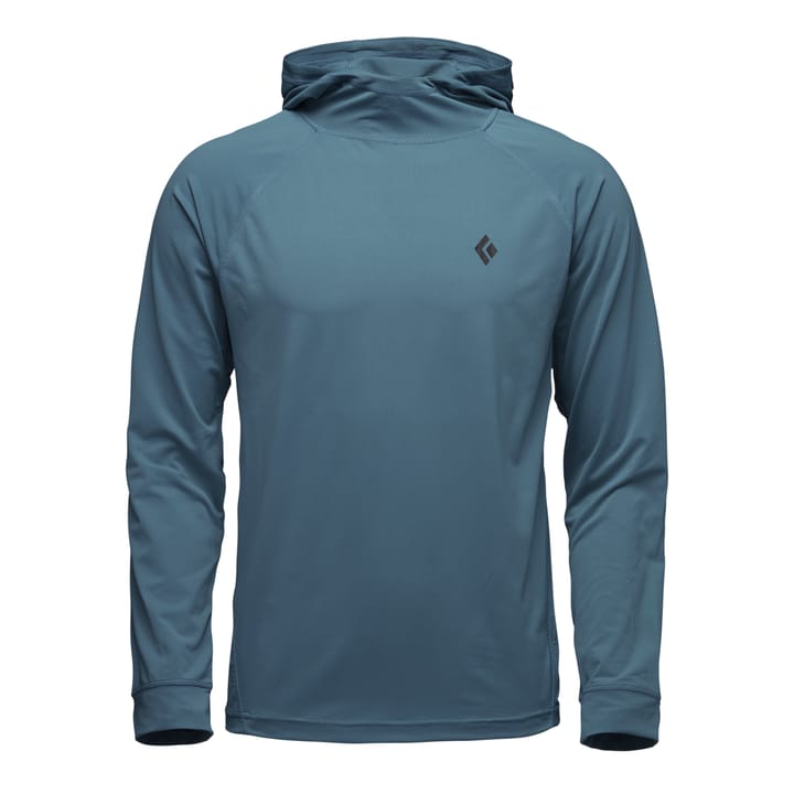 Black Diamond Men's LS Alpenglow Hoody Creek Blue Black Diamond