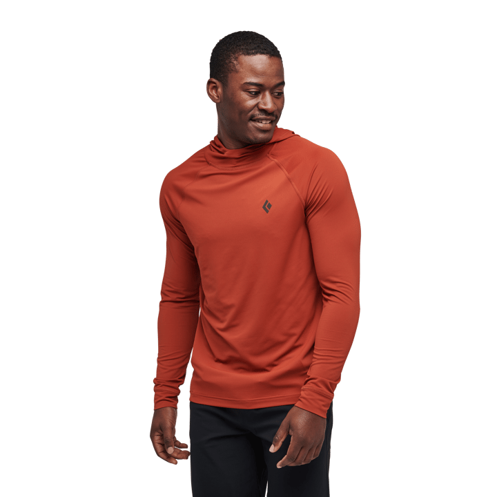 Black Diamond Men's Ls Alpenglow Hoody Burnt Sienna Black Diamond