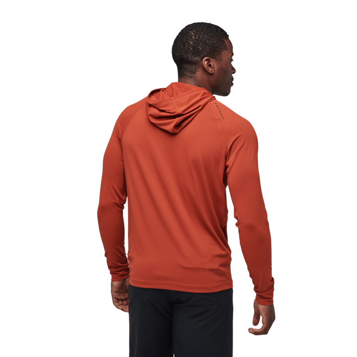 Black Diamond Men's Ls Alpenglow Hoody Burnt Sienna Black Diamond